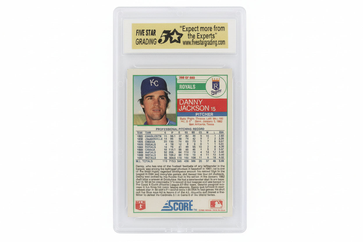 Five Star Grading, Danny Jackson, Mint,