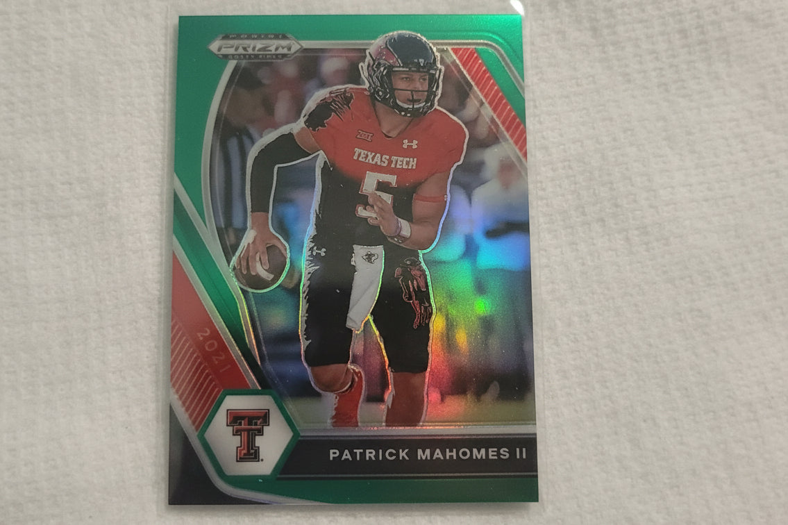 Patrick MaHomes II, Prizm Panini Card,