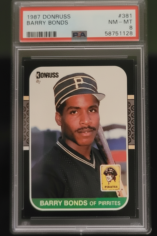 Barry Bonds 1987 Donruss Rookie Card #361 - Authenticated, sports memorabilia Rosa's Aromatherapy