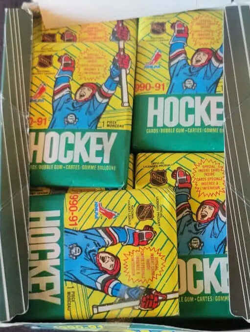 1990-91 Hockey Cards, In Original Box