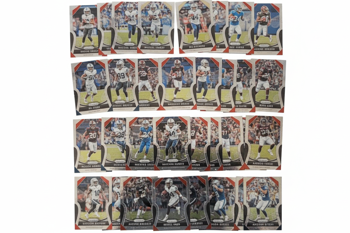 Lote de tarjetas coleccionables Prizm de la NFL 2020