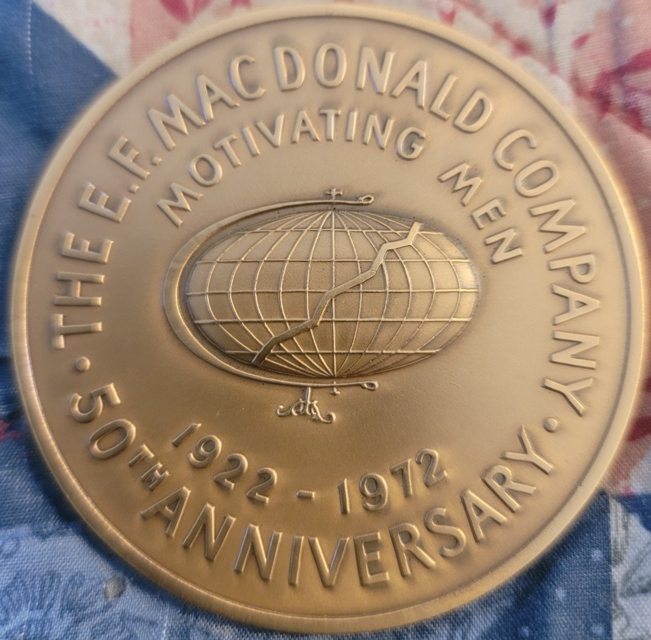 E.F. MacDonald Company 50th Anniversary Commemorative Medal – Elton Forbes MacDonald