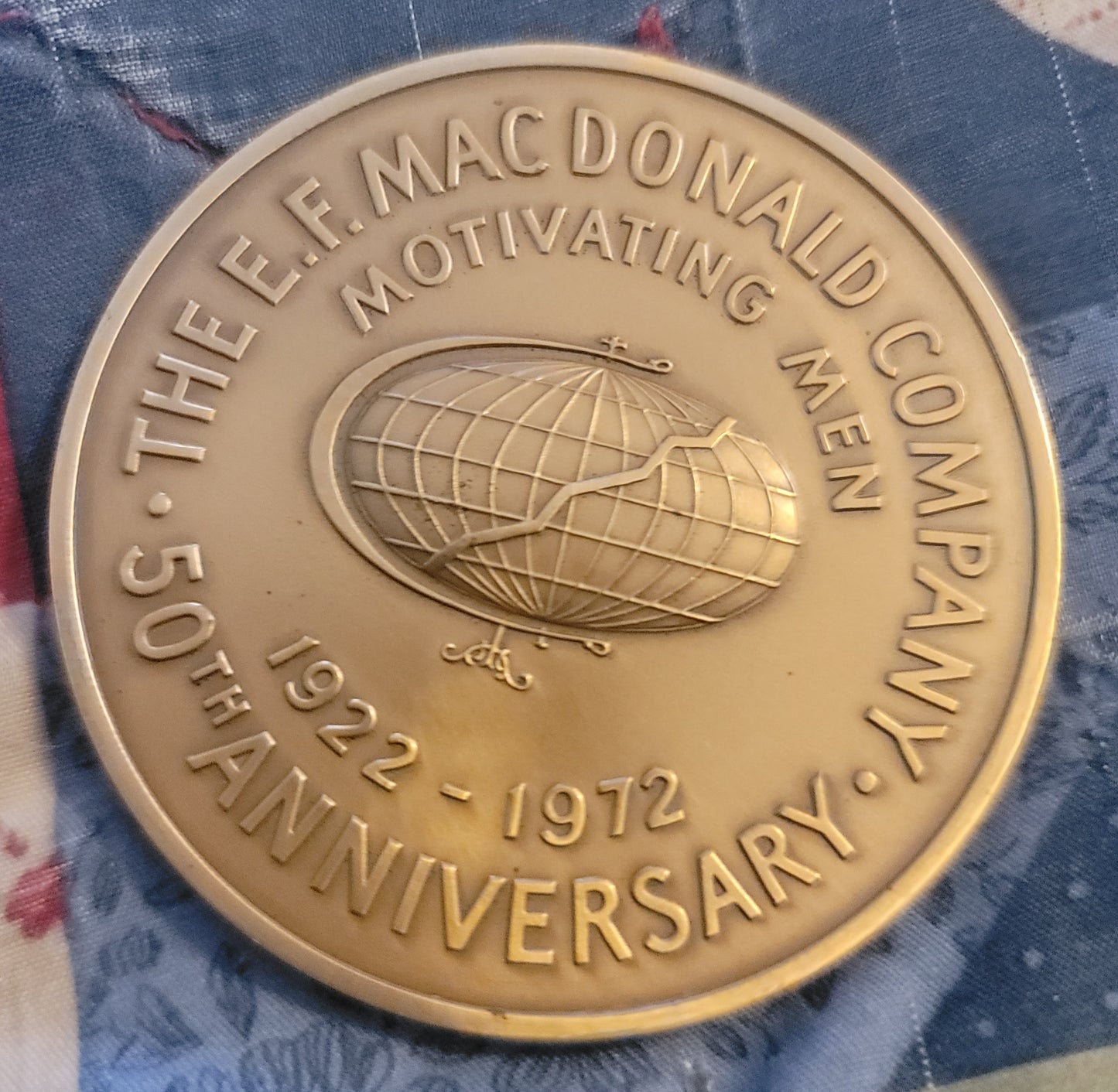E.F. MacDonald Company 50th Anniversary Commemorative Medal – Elton Forbes MacDonald