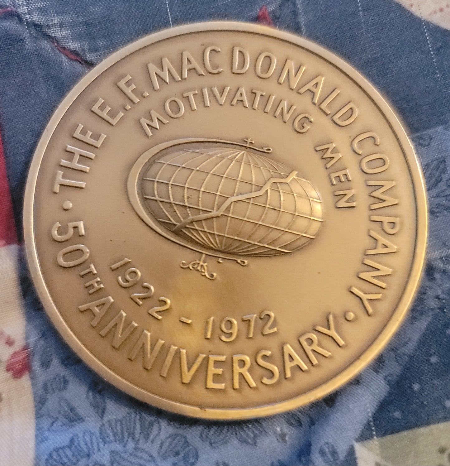 E.F. MacDonald Company 50th Anniversary Commemorative Medal – Elton Forbes MacDonald