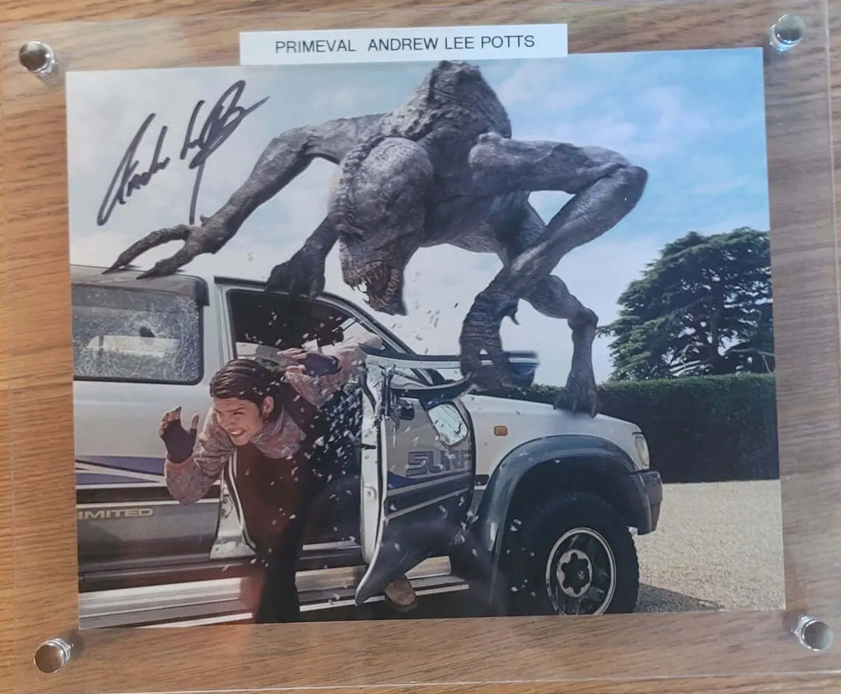Andrew Lee Potts, Primeval, Photograph, Signed Rosa's Aromatherapy