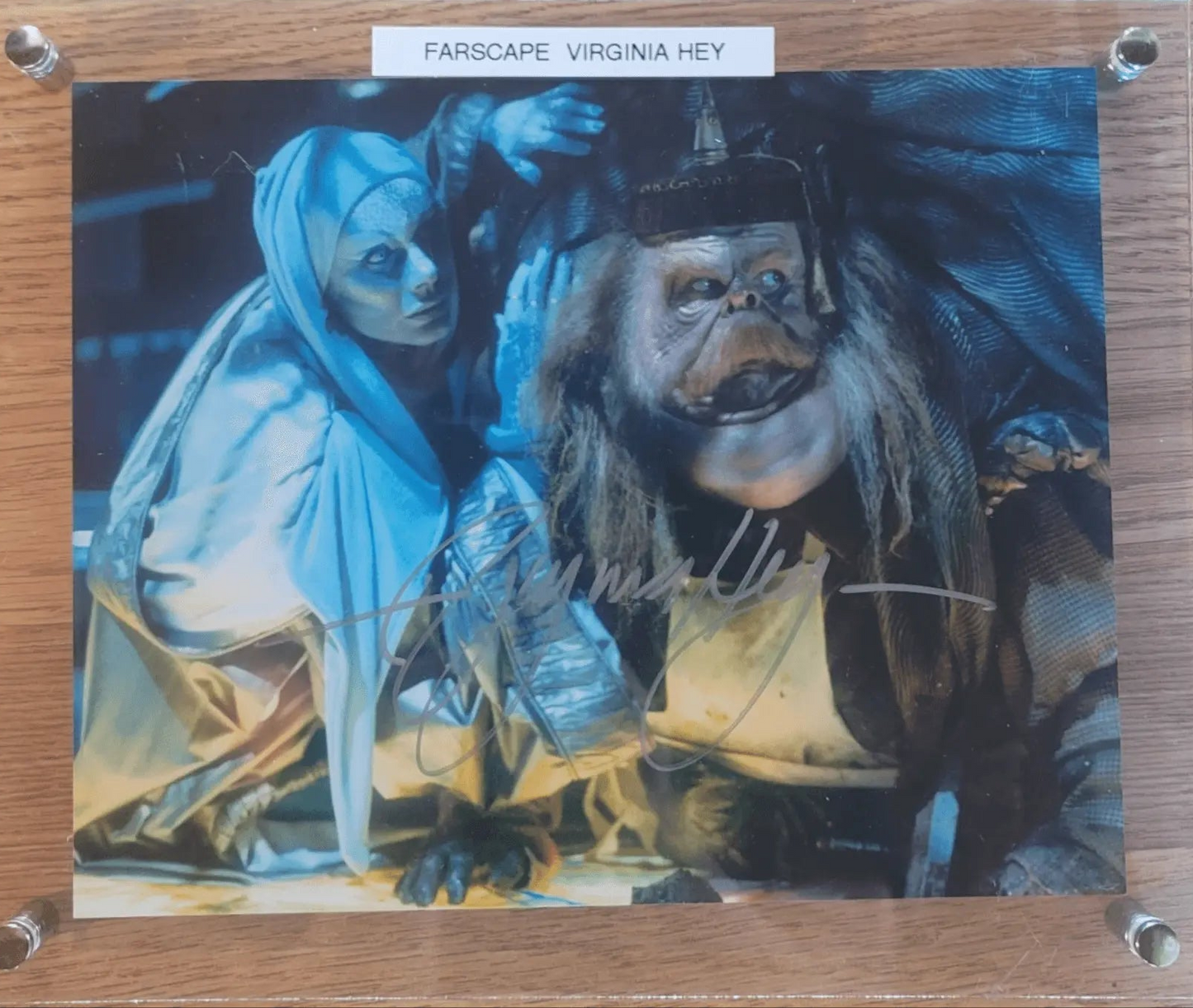 Autographed, Authentic, Virginia Hey, Farscape,