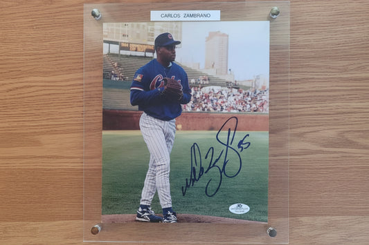Autographed, Carlos Zambrano, Authentic,