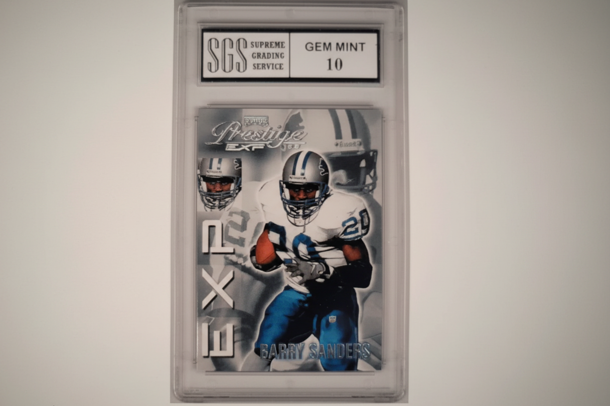 Barry Sanders, Graded Gem, Mint 10, 1999 Playoffs,