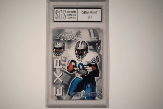 Barry Sanders, Graded Gem, Mint 10, 1999 Playoffs,