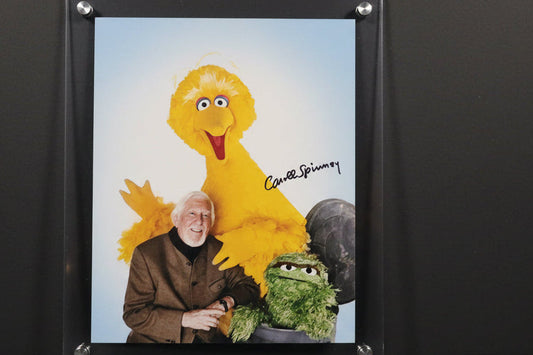 Caroll Spinney Autographed Picture,
