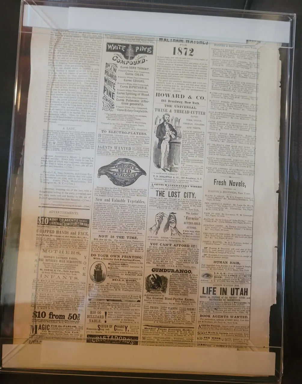 Children Cry for It, Antique 1872, Thomas Nast Plate, Signed Full Page Image Harpors Weekly Rosa's Aromatherapy