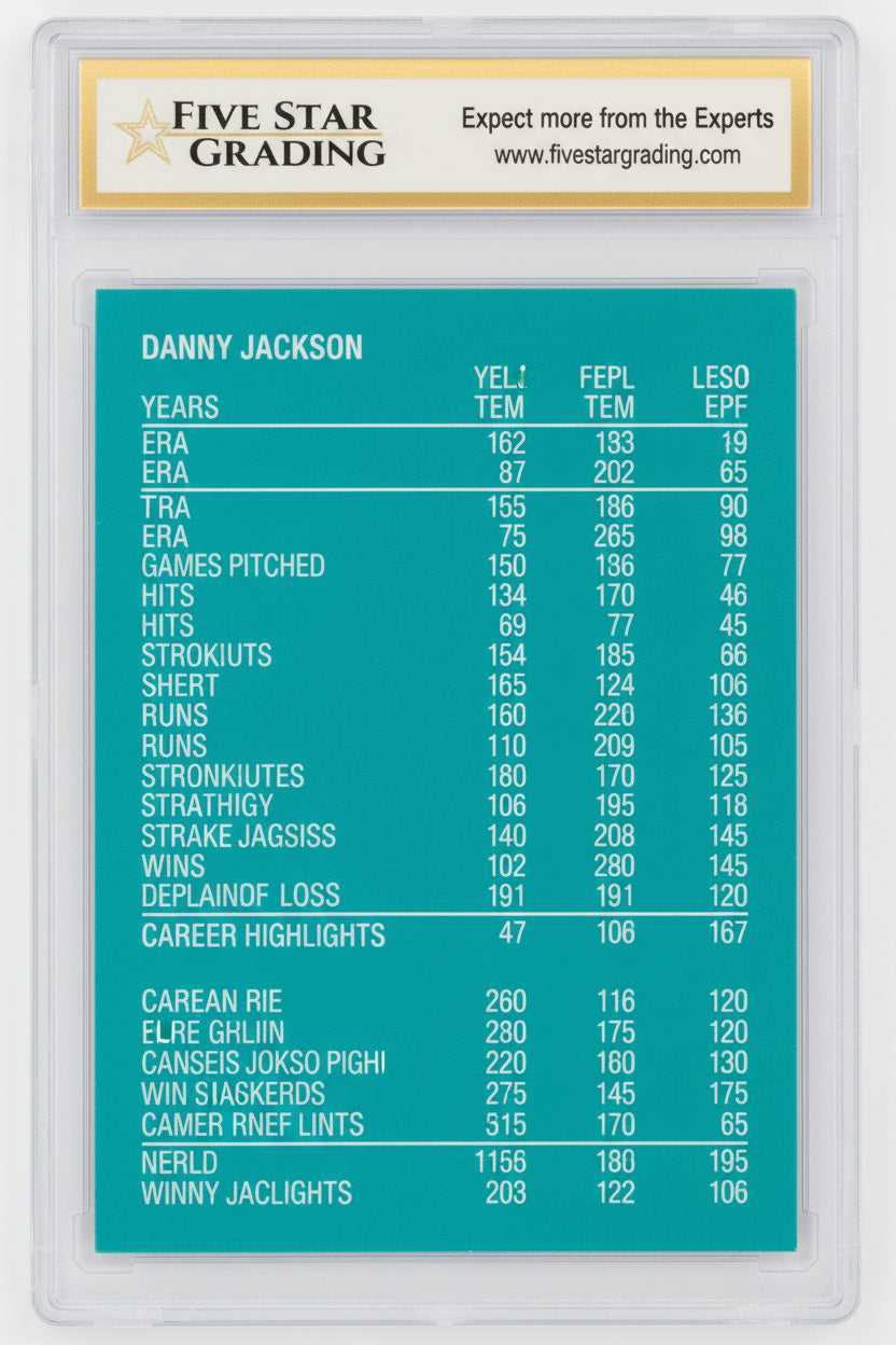 Danny Jackson, Certified, Authentic