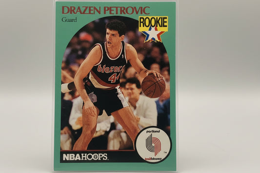 Drazen Petrovic, NBA Hoops, Rookie Card Rosa's Aromatherapy
