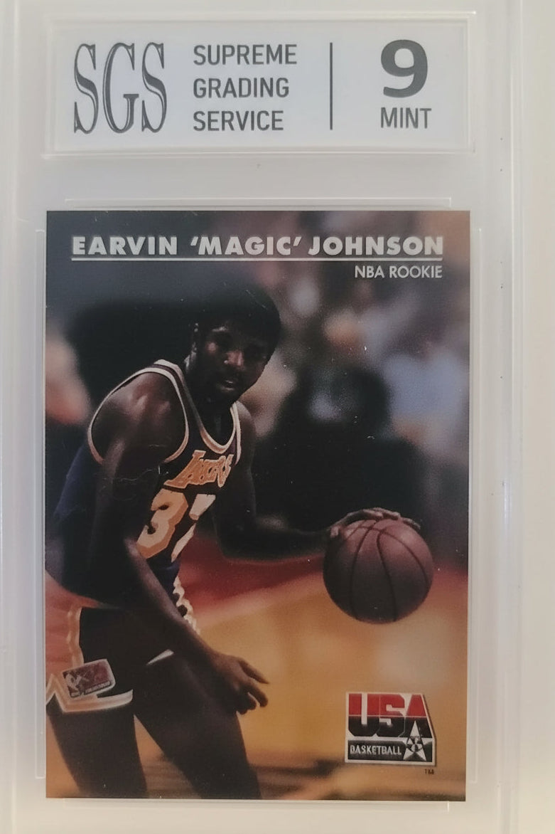 EARVIN "Magic" Johnson, NBA, Rookie, Graded,Mint