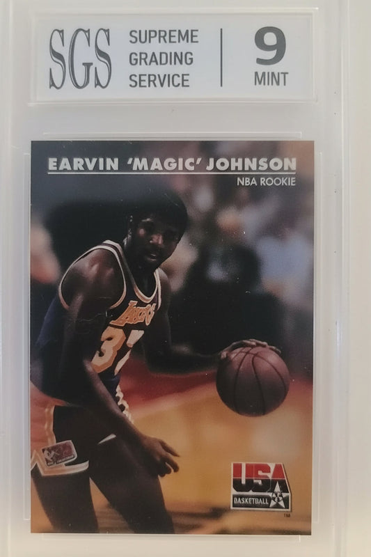 EARVIN "Magic" Johnson, NBA, Rookie, Graded,Mint