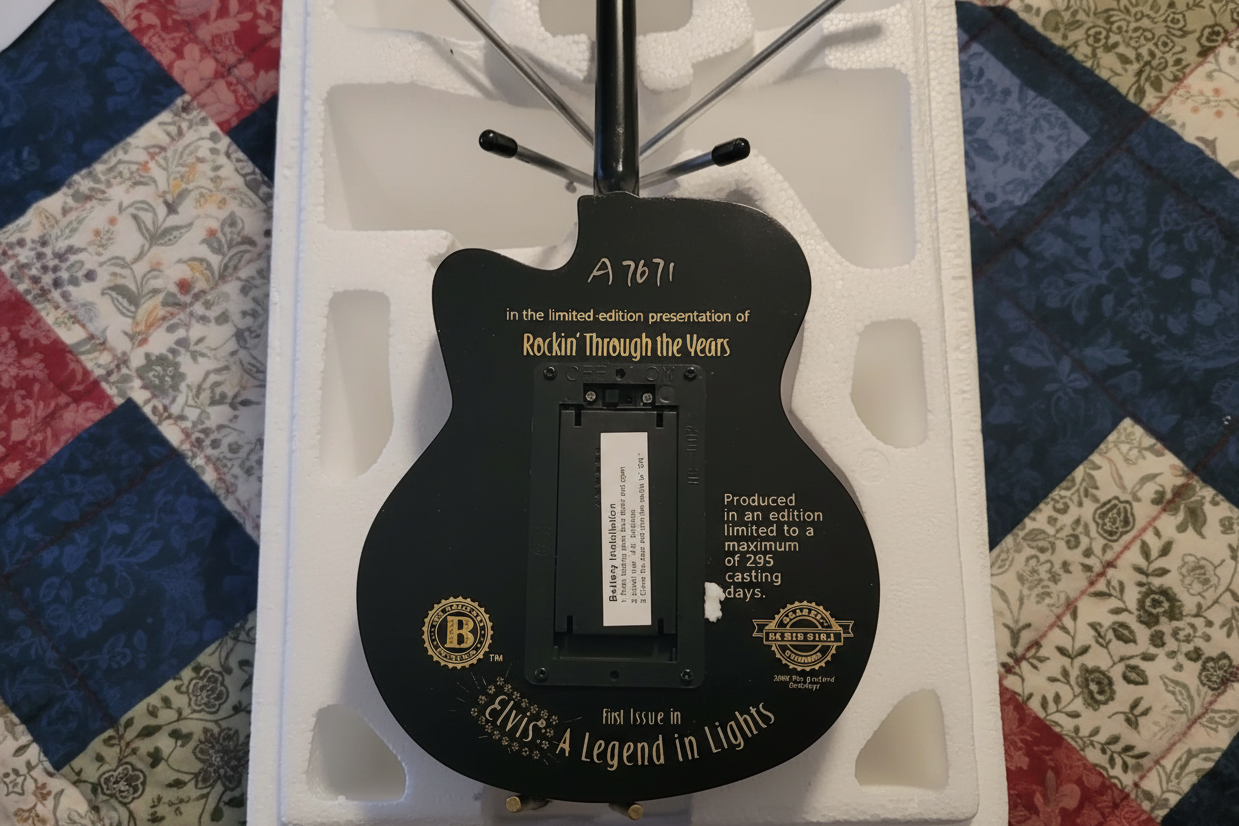 Elvis Presley “A Legend in Lights” LED Collectible Statue w/ COA