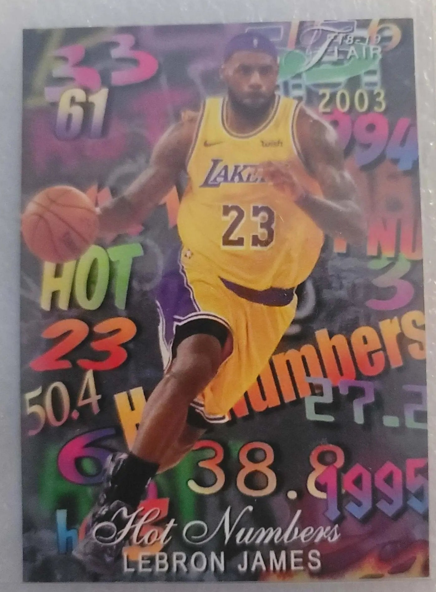 Hot Numbers, LeBron James, Mint Card