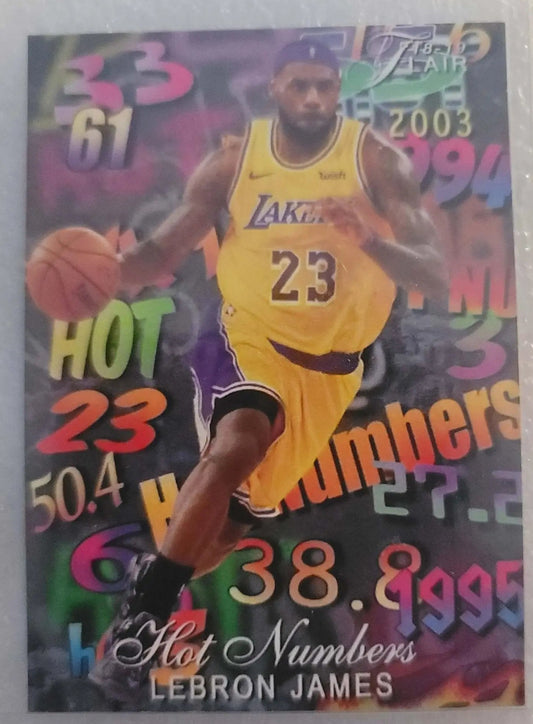 Hot Numbers, LeBron James, Mint Card