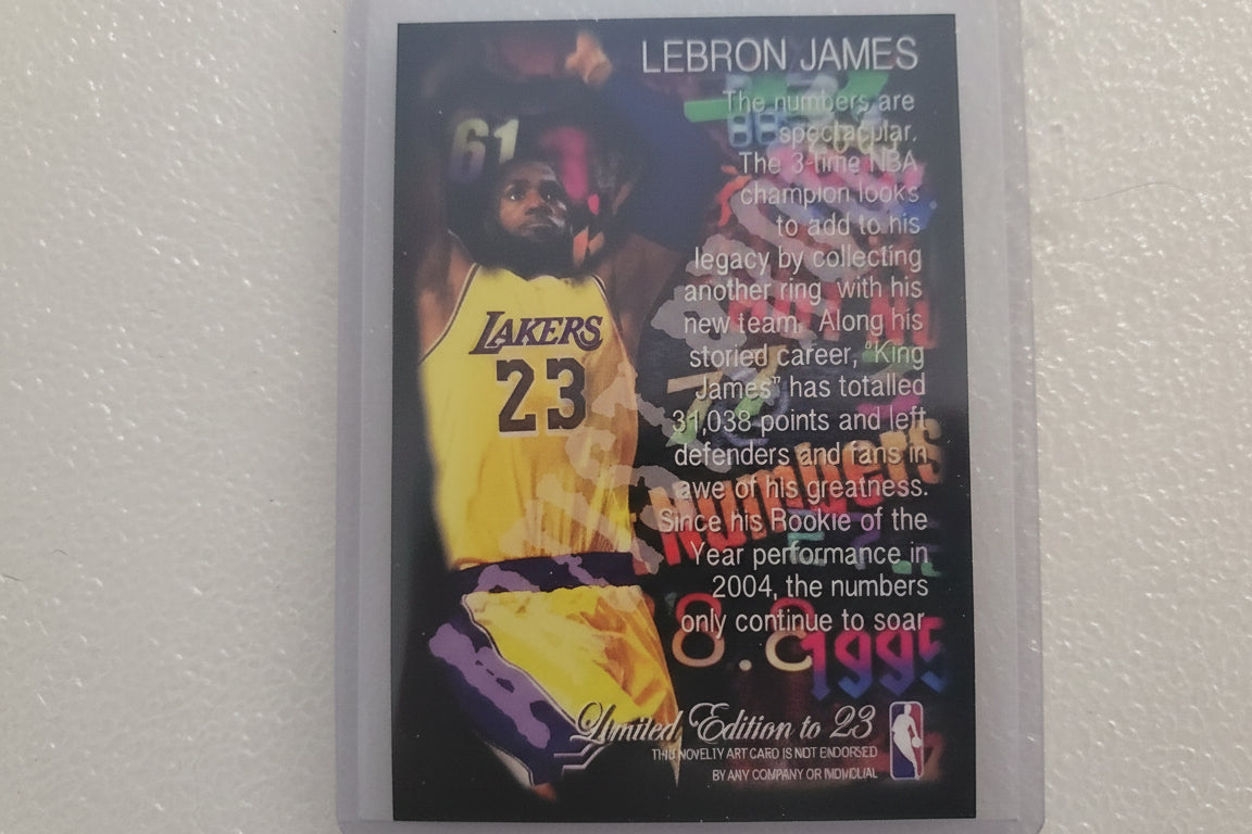 Hot Numbers, LeBron James, Mint Card