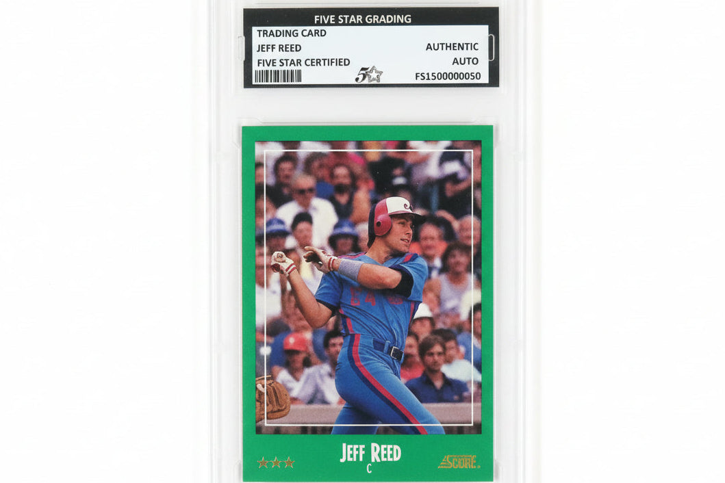 Jeff Reed, Graded, Authentic, Mint