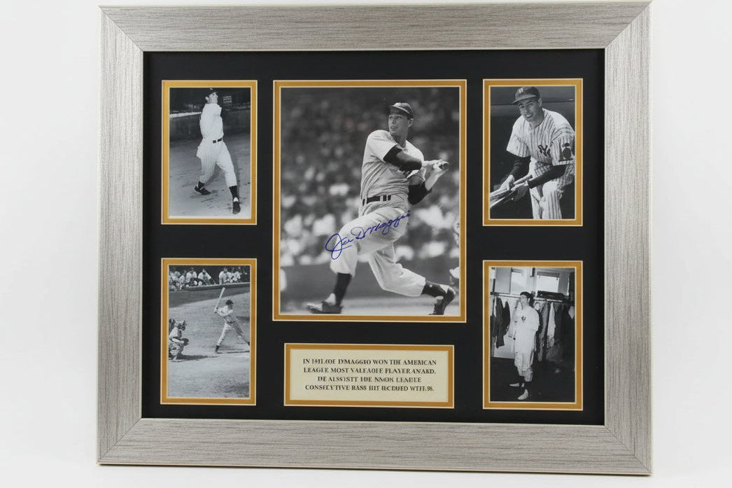 Joe DeMaggio, Collage W/5 Didderent possess,