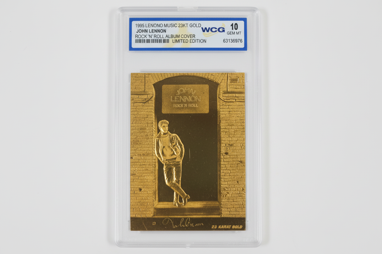 John Lennon, 23k Gold Card, Authentic
