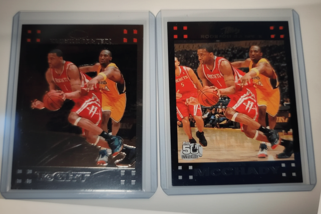 Kobe and Tracy McGraddy , Topps Chrome