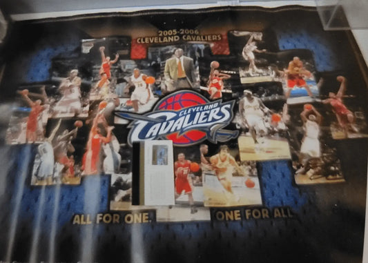 LeBron James,Autographed/Signed Poster W/COA