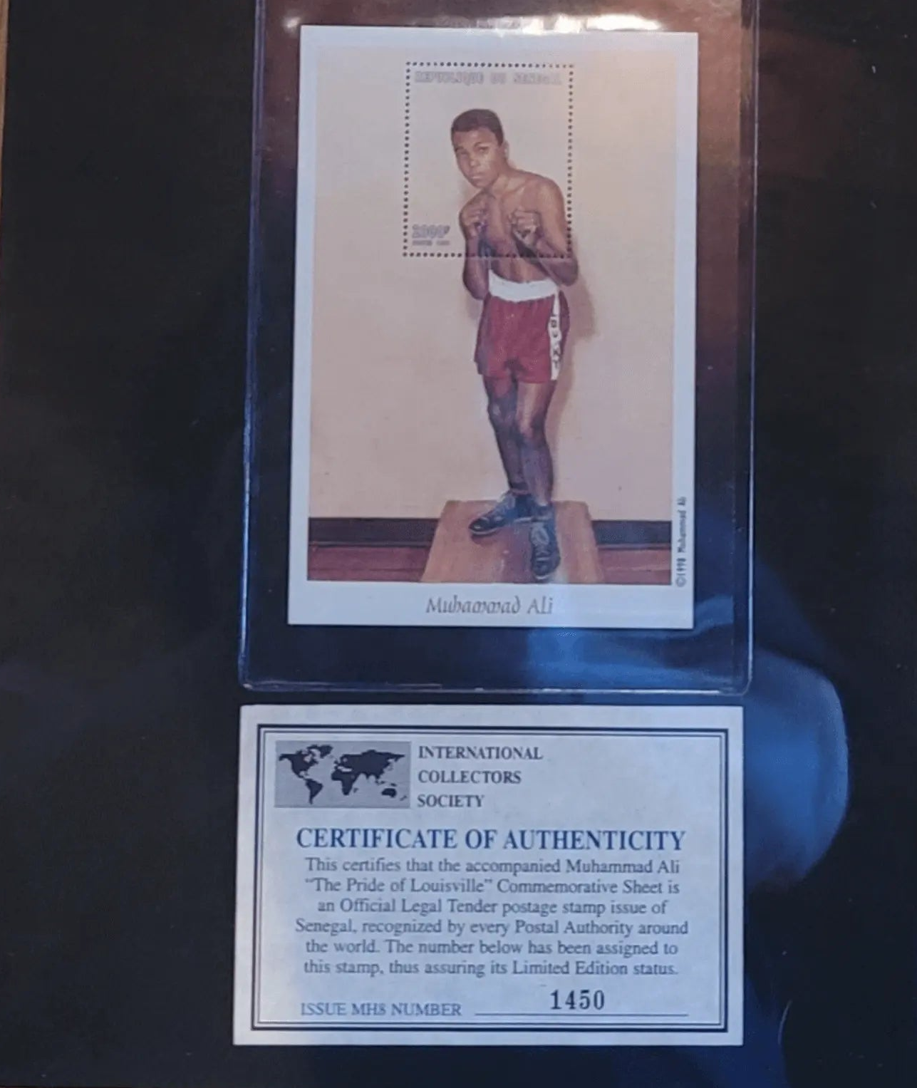 Mohamid Ali, Photographs W/COA, (2) Poses