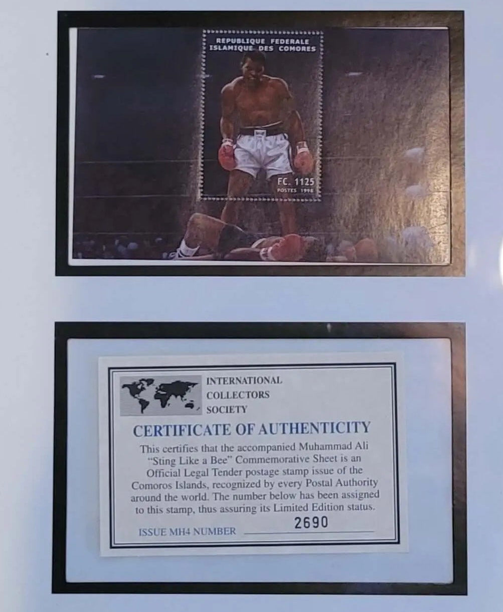 Mohamid Ali, Photographs W/COA,(2) Poses