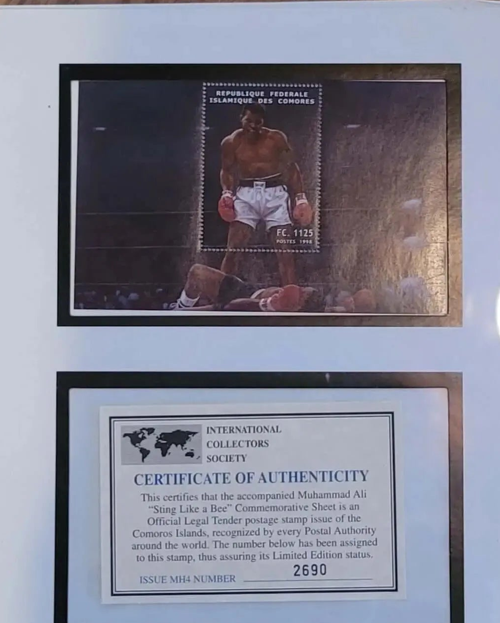 Muhammad Ali, Photographs W/COA, (2) Poses