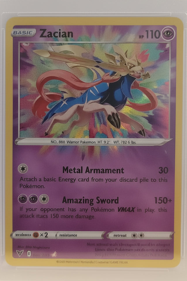 Pokemon, Zacian Warrior #888, Graded, Mint