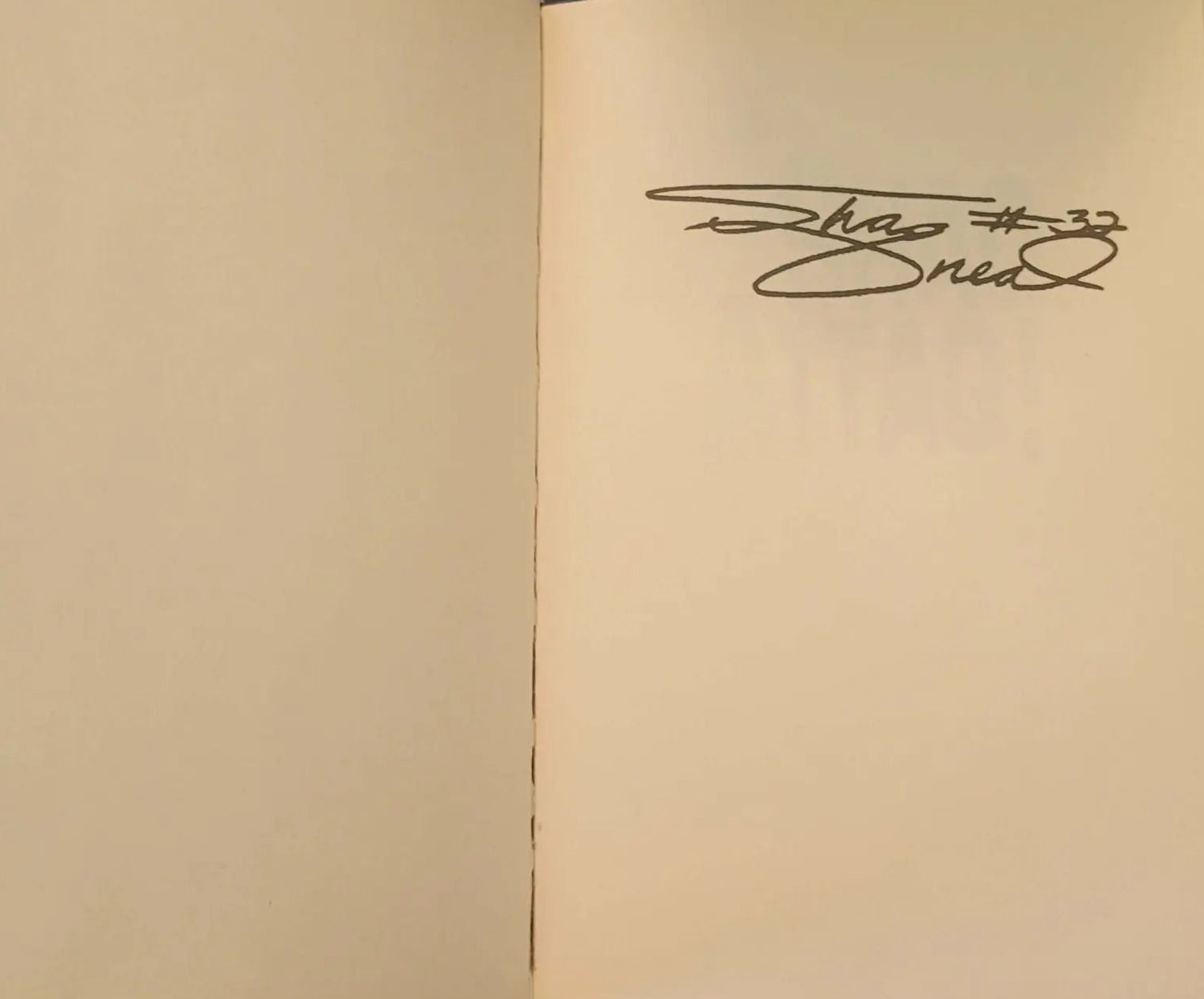 Shaq Attaq, Book and Plaque, Mint, Autographed,