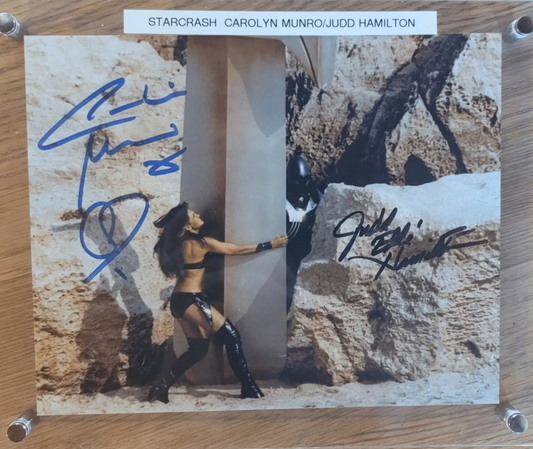 Starcrash, Carolyn Munro & Judd Hamilton, Autographed Rosa's Aromatherapy