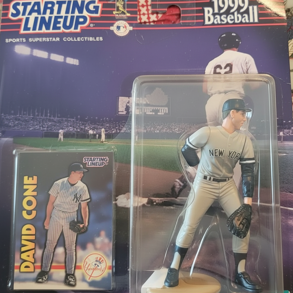 Figura de béisbol de la alineación titular de David Cone de 1999