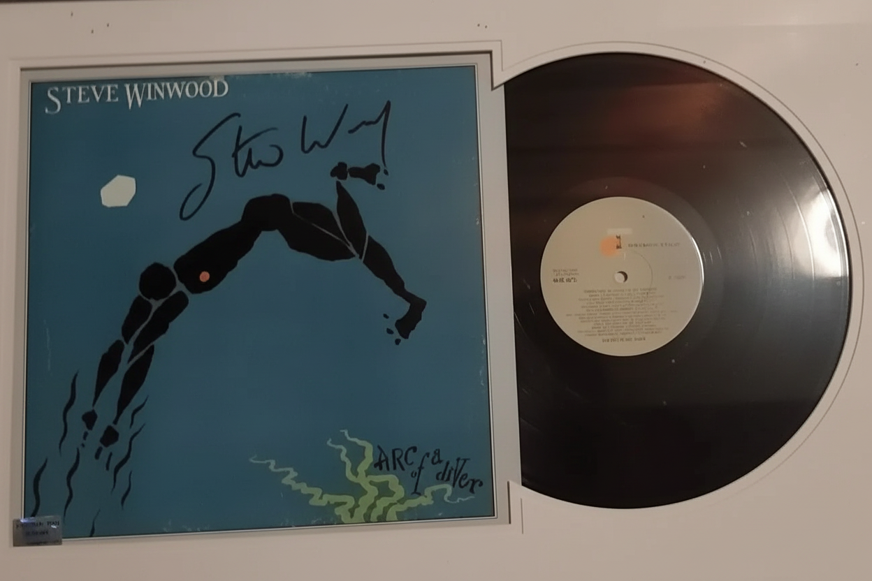 Steve Winwood, Signed/Autographed Record Album W/COA Rosa's Aromatherapy