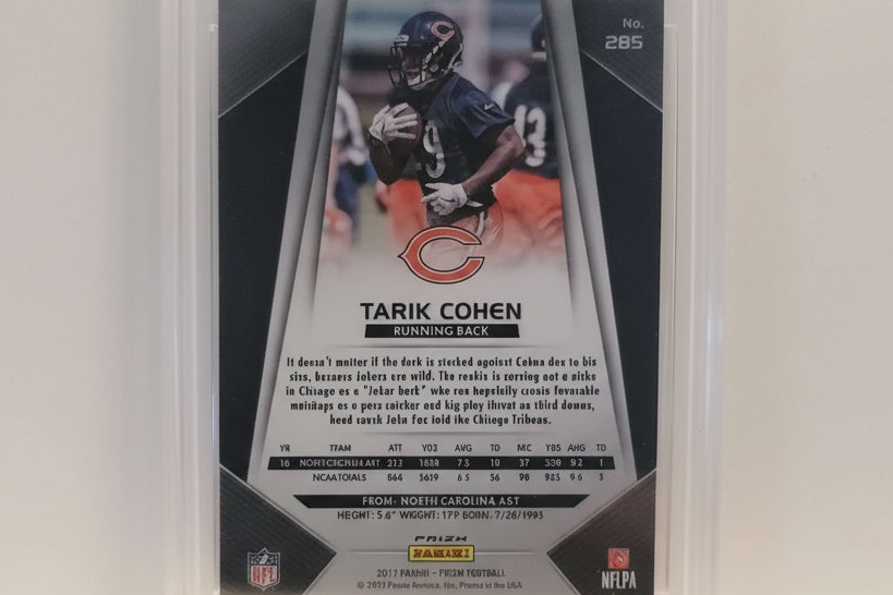 Tarik Cohen 2017, Certified, Authentic