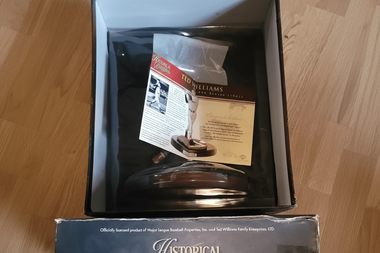 Ted Williams, Historical Beginning, Upper Deck, Collectible Statue
