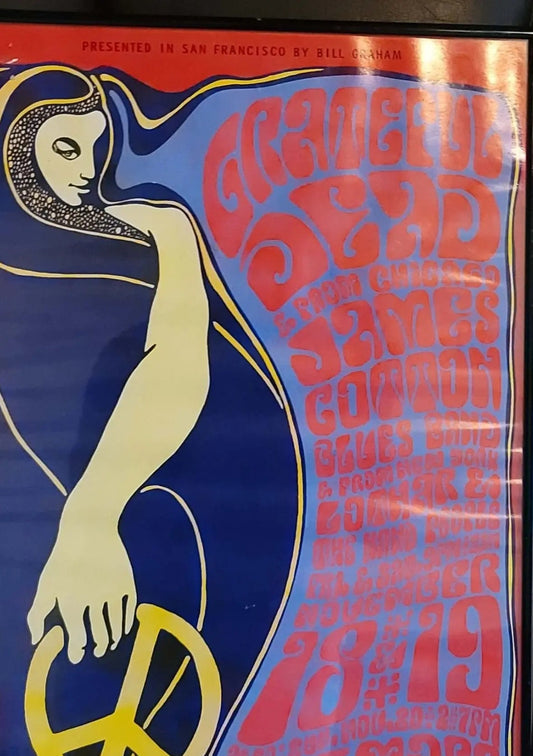 Vintage, Grateful Dead, Poster, Mint Condition,