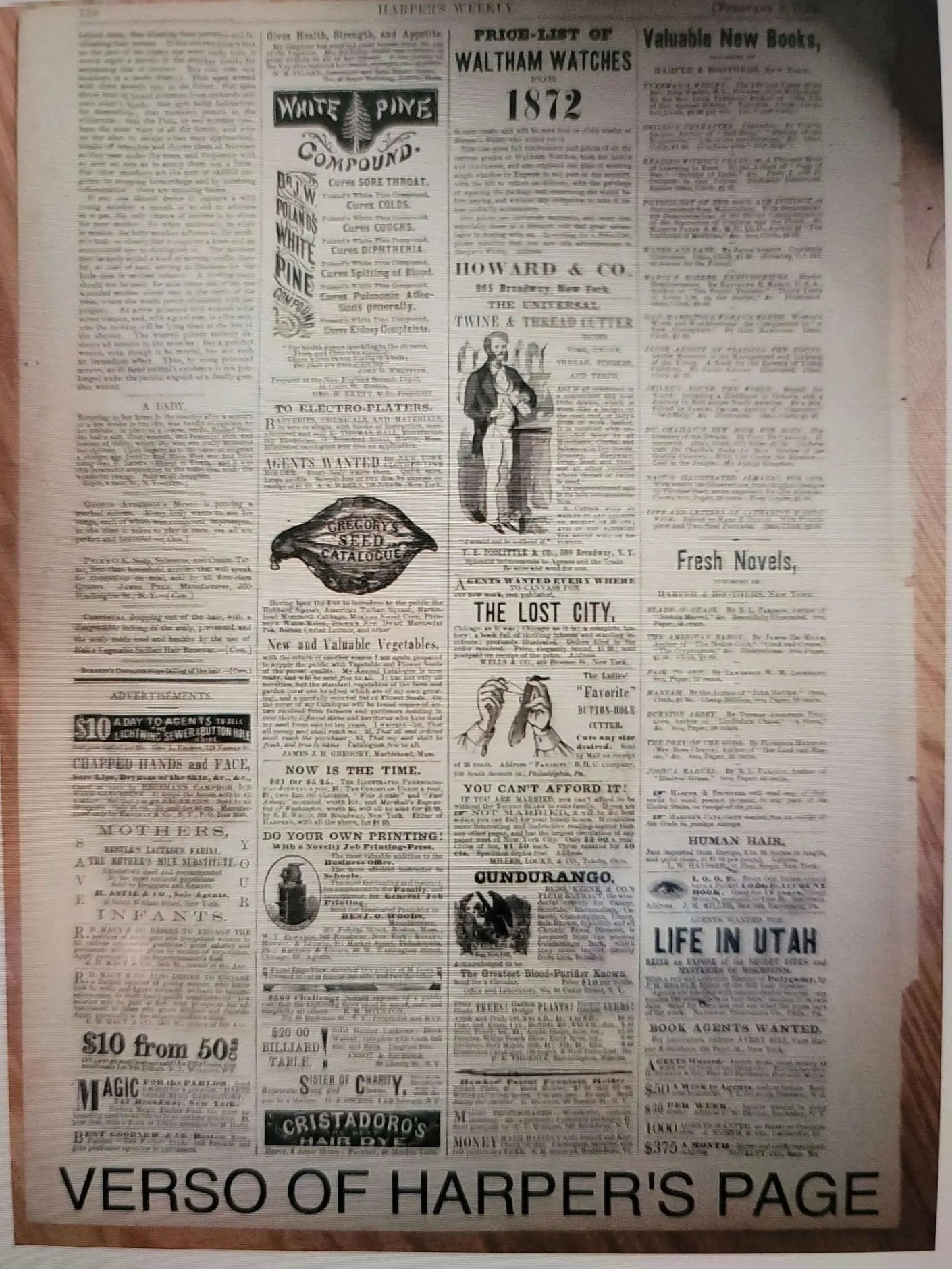 Children Cry for It, Antique 1872, Thomas Nast Plate, Signed Full Page Image Harpors Weekly Rosa's Aromatherapy