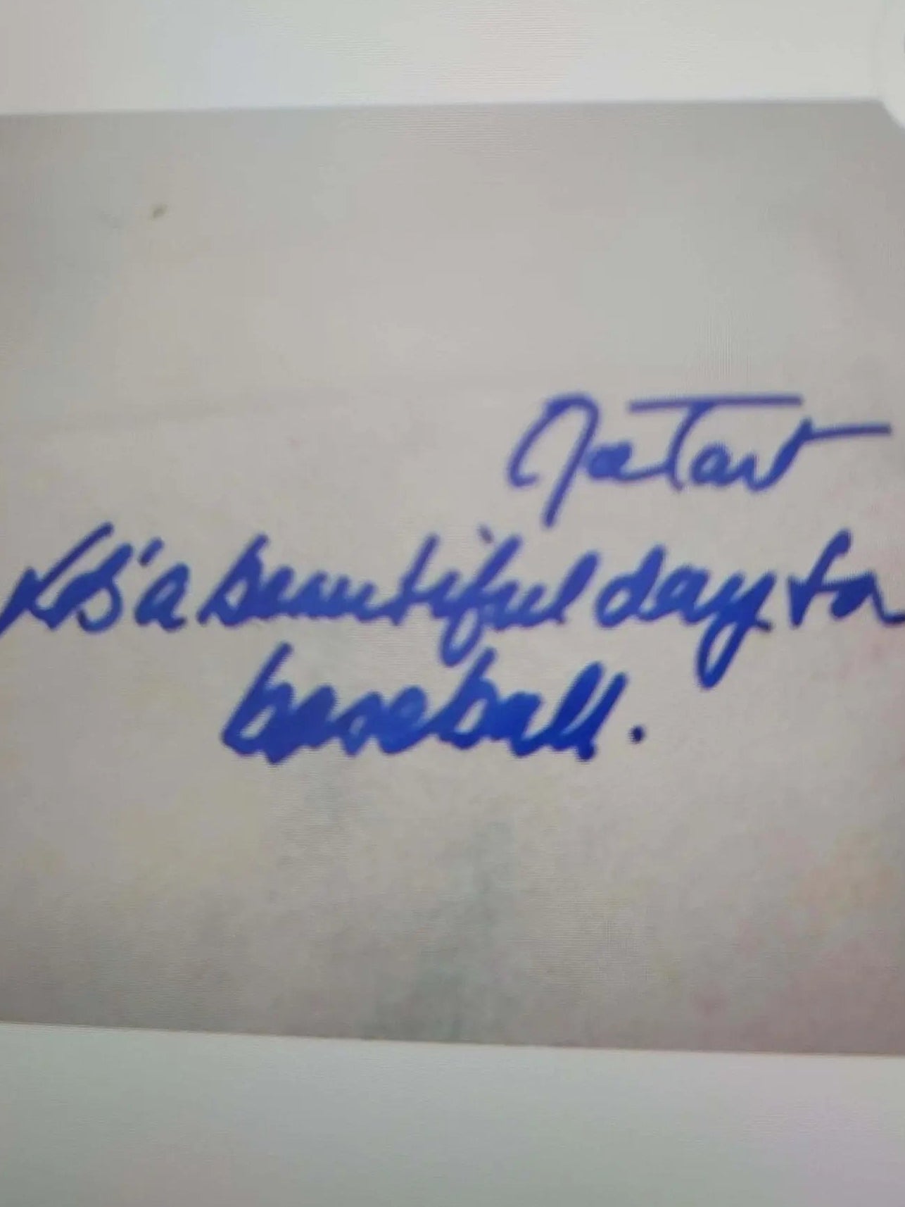 Joe Tait, Autographed,Signed W/COA