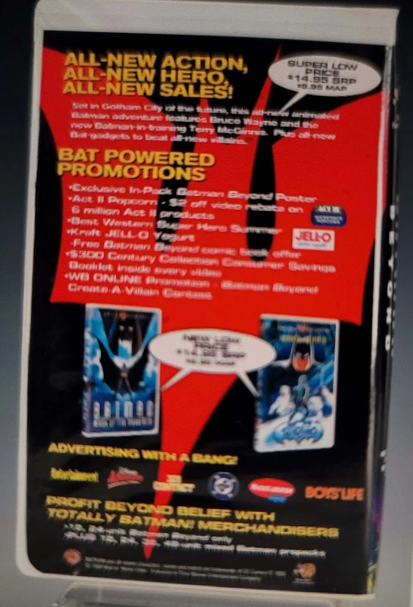 Rare Batman and Beyond Promotional Screener VHS,